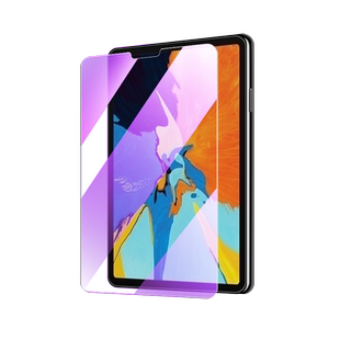 适用ipadpro2018钢化膜防摔抗蓝光全屏全覆盖保护膜ipadpro2018平板防指纹贴膜11英寸无白边苹果新款电脑高清