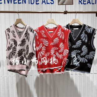 女款 叠穿马甲背心BDS1SD1133番石飘香 别致提花针织衫 衣播商场女装