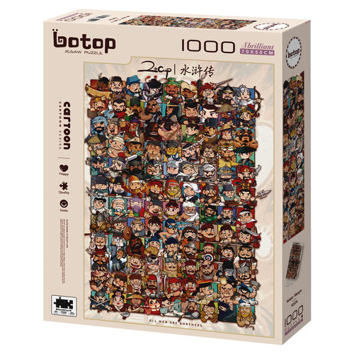 botop水浒传1000片闪光拼图