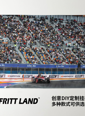 MAHINDRA RACING马恒达电动方程式车队赛车俱乐部海报背景布挂布