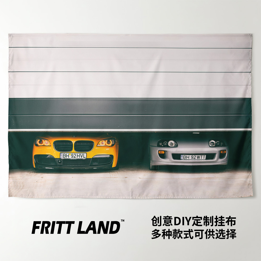 丰田第四代SUPRA复古JDM跑车周边宿舍卧室装饰画背景墙布挂布海报图片