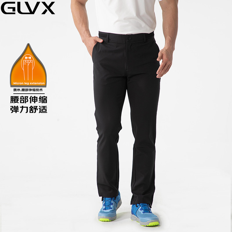 高尔夫男裤子夏季弹力轻薄舒适速干透气修身简约设计运动裤