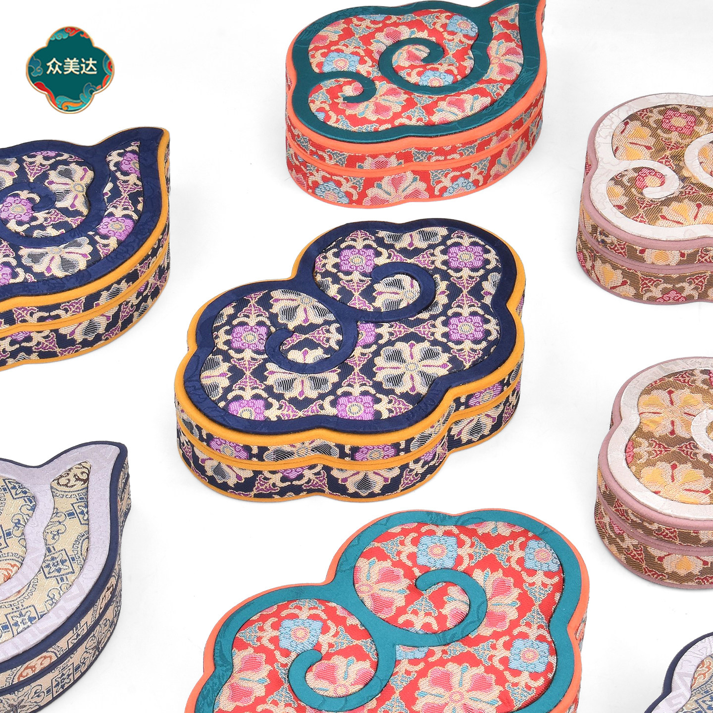 古风首饰盒项链耳环翡翠吊坠收纳盒国风珠宝手镯手串饰品文玩礼盒