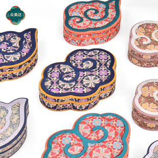 古风首饰盒项链耳环翡翠吊坠收纳盒国风珠宝手镯手串饰品文玩礼盒