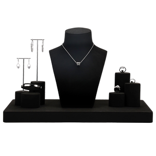 珠宝陈列道具定制耳钉项链展示架高端定制柜台橱窗展示道具订制