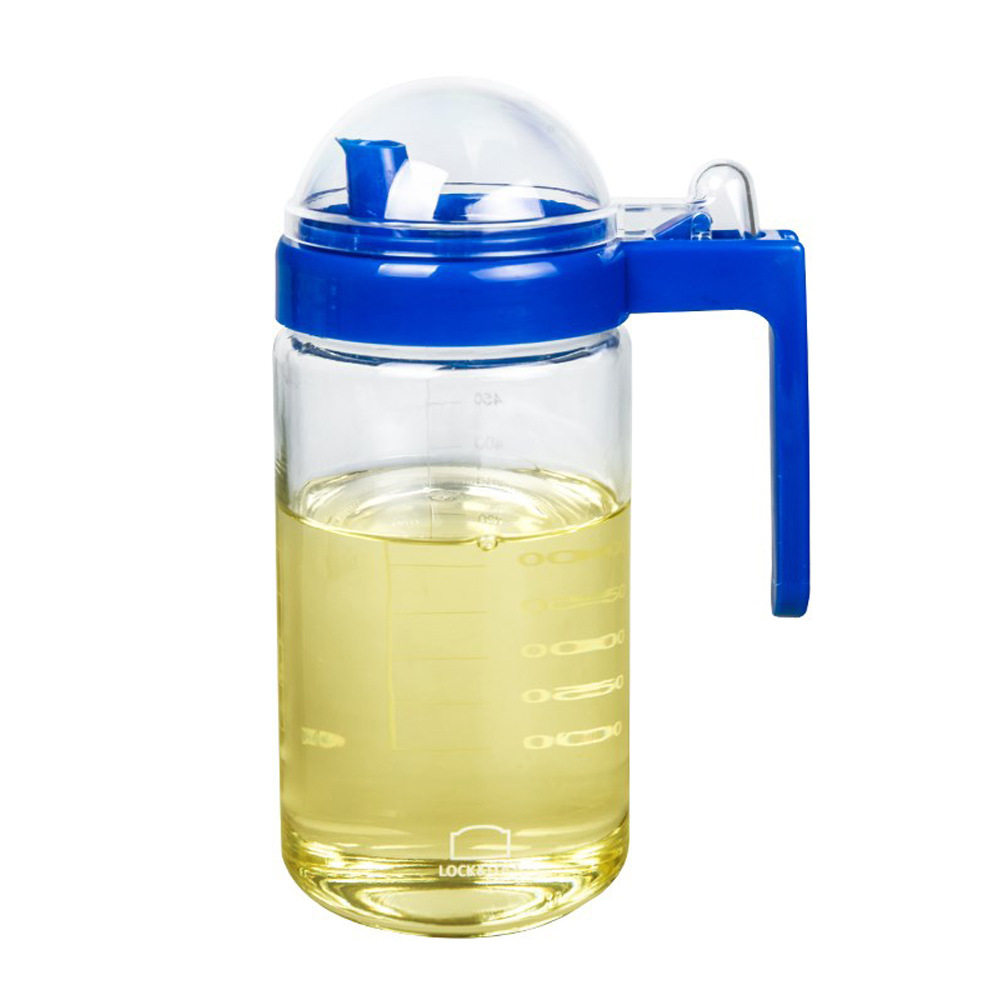 乐扣玻璃油壶家用调味酱油米醋瓶子密封防漏600ml LOP600