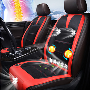 2023款8风机通风风扇坐垫带按摩款汽车风扇坐垫夏季吹风凉风座垫