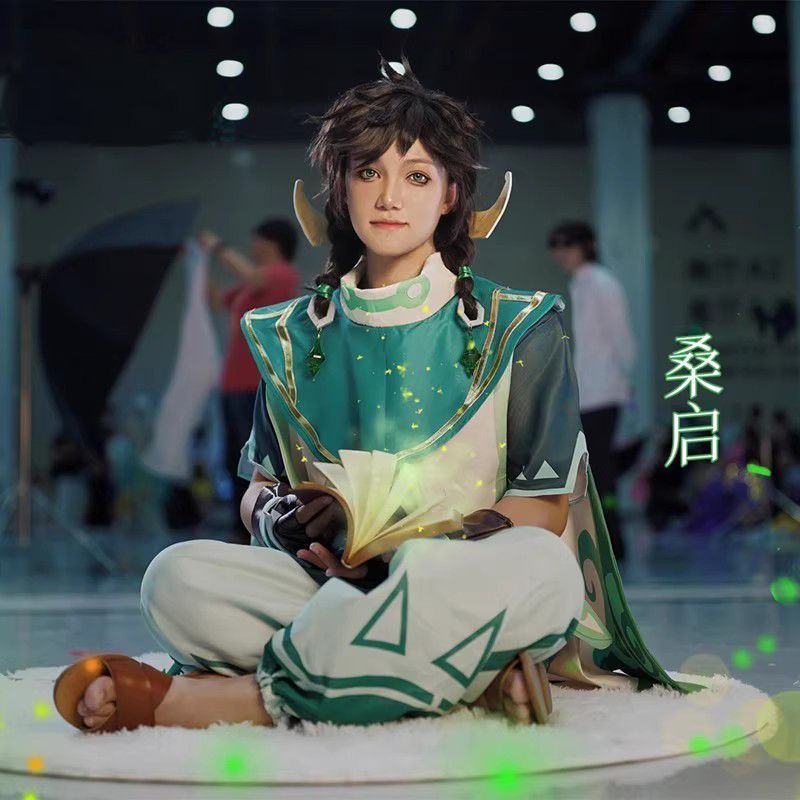 王者荣耀cos服萤火之旅 桑启原皮cosplay二次元游戏动漫服装全套