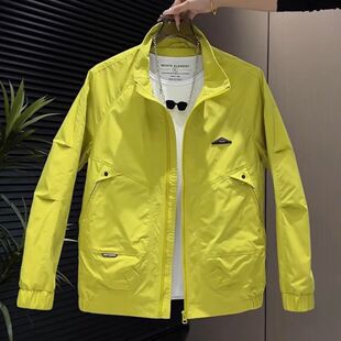 新款 外套痞帅网红韩版 立领夹克男士 潮流百搭工装 流行上衣 时尚 春季