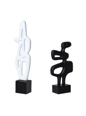 简约现代玄关不规则树脂几何摆件