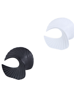 北欧风格海浪造型几何浪花树脂摆设样板房售楼处书房软装饰品摆件