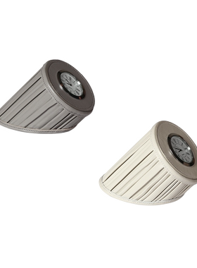 简约现代书房桌面皮革时钟摆件