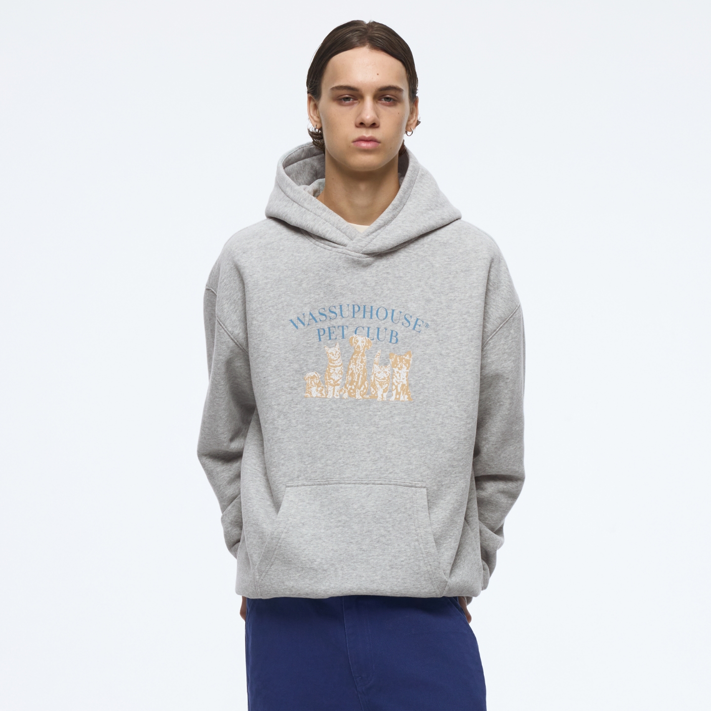 WassupHouse猫猫狗狗连帽卫衣