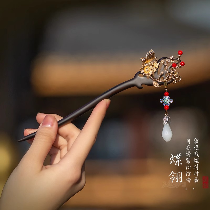 中式发簪女汉服头饰气质古风发饰