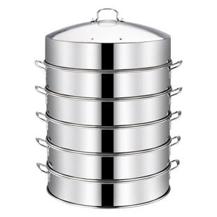 家家莱 不锈钢蒸笼18CM-60CM大蒸笼多层蒸锅蒸包子笼屉蒸格蒸鱼笼