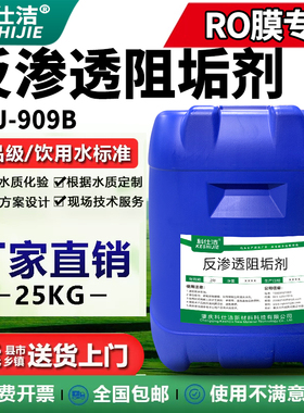 反渗透阻垢剂ro膜纯净水水处理反渗透设备专用食品级缓蚀防垢剂