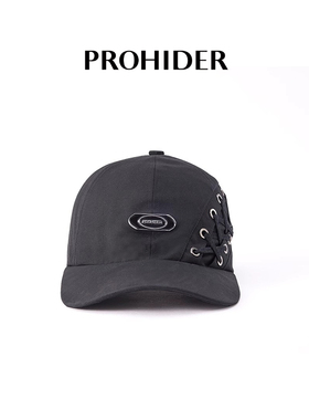 明星同款 PROHIDER 新款绑带设计显脸小棒球帽百搭时尚鸭舌帽男女