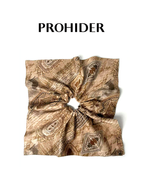 PROHIDER 复古庞贝古城几何印花发圈PH2502602