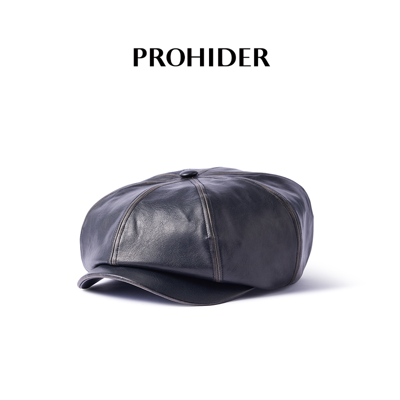 PROHIDER颇嗨 春夏新款复古擦皮报童帽经典设计感百搭文艺男女款