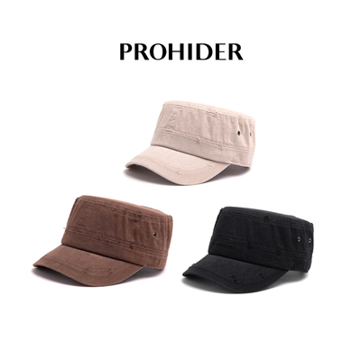 休闲街头水洗复古鸭舌帽