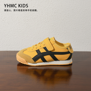 真皮女童阿甘鞋秋冬新款男童板鞋加绒二棉鞋软底保暖儿童德训鞋潮