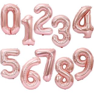 40Inch Big Foil Birthday Balloons Helium Number Balloon 0-9