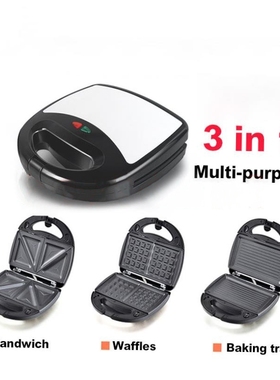 3 in 1 bread breakfast Machine Panino Toaster Sandwich Maker