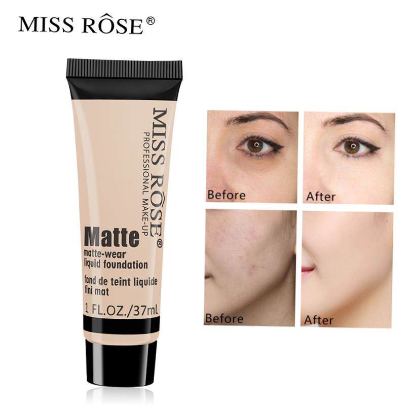 Matte Liquid Foundation Cream Soft Matte Long Wear Oil