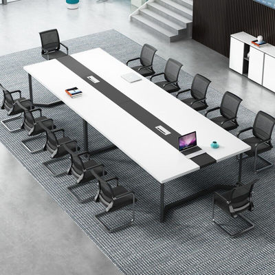 美轩戈办公家具办公室大小型会议桌长桌简约现代办公桌员工培训洽