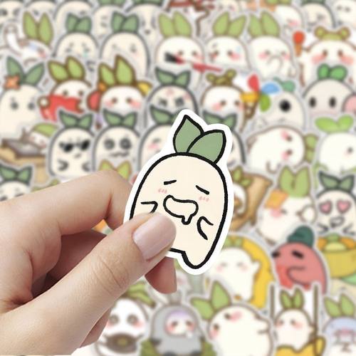180张桃园小萝卜可爱表情贴纸
