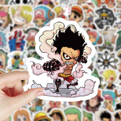 204张海贼王贴纸路飞手账贴画