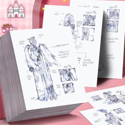 64张OC兔服手绘绘画参考贴纸