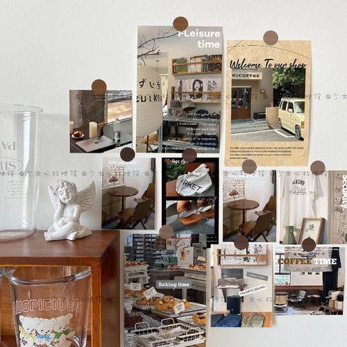 15张韩系高级vitage卡片墙贴