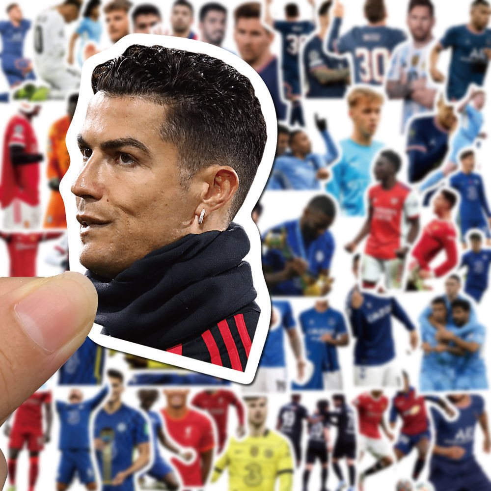 拾乐50张世界杯足球明星C罗梅