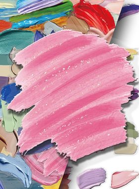 120张调色盘贴纸多彩简约创意涂鸦色块装饰贴diy手机壳防水贴画。