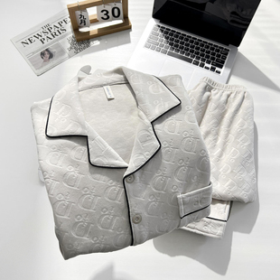 全棉纯棉空气棉睡衣男款春秋冬季2025新款男士保暖冬天加绒加厚家