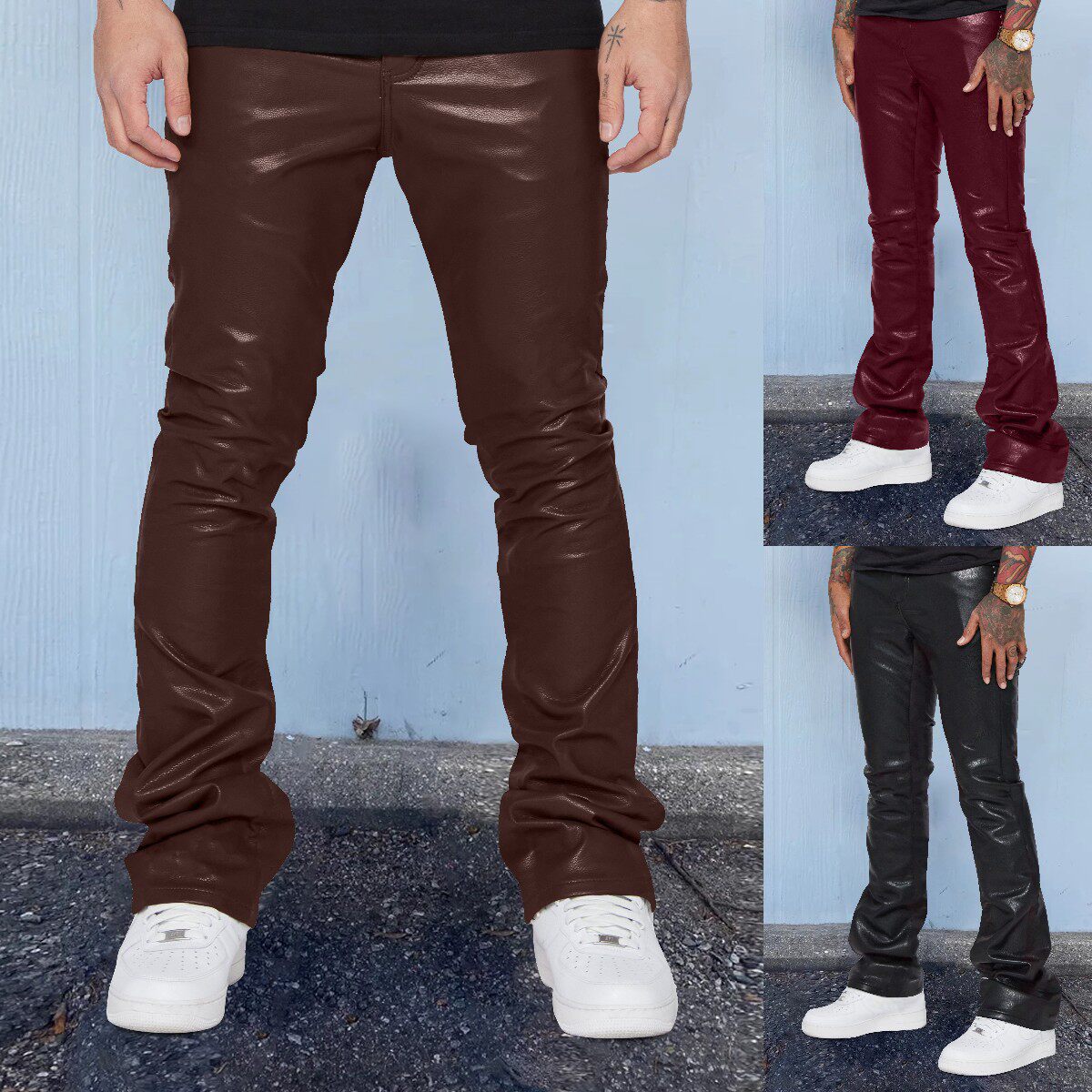 menclothes欧美男装皮裤