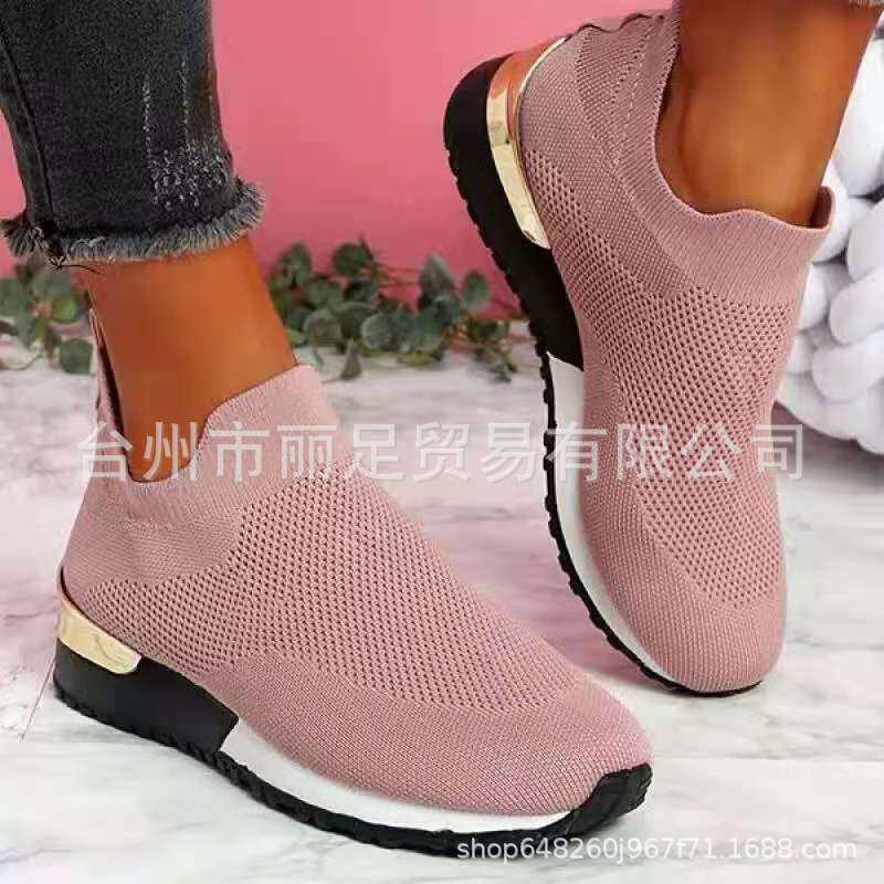 shoeswomen年新款飞织袜