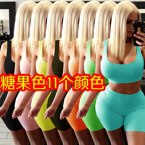womenclothes高弹力无袖