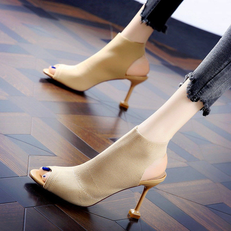 shoeswomen欧美鱼嘴鞋露