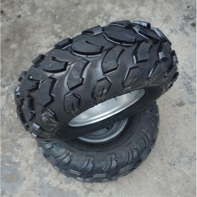 ATV沙滩车8寸轮胎四轮卡丁车配件越野19X7-8 18X9.50-8寸轮胎轮毂