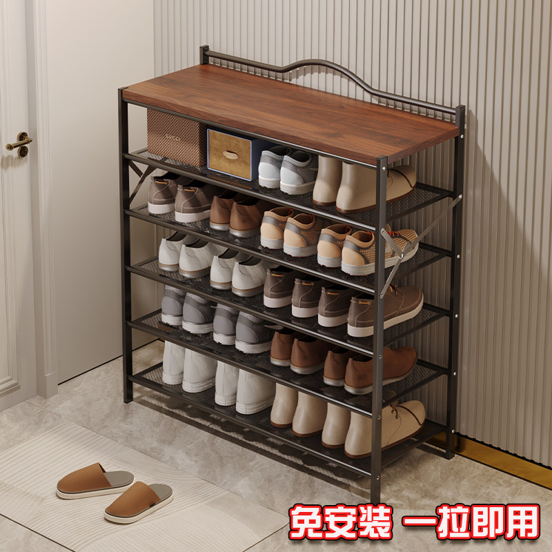 免安装折叠鞋架家用门口多层简易鞋柜出租房2024新款爆款铁艺架子,住宅家具,鞋架,淘宝优惠券,粉丝福利购,淘宝优惠卷