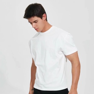 USERWHO 新疆精梳棉 硬挺版型圆领T恤【昆图斯同款 】
