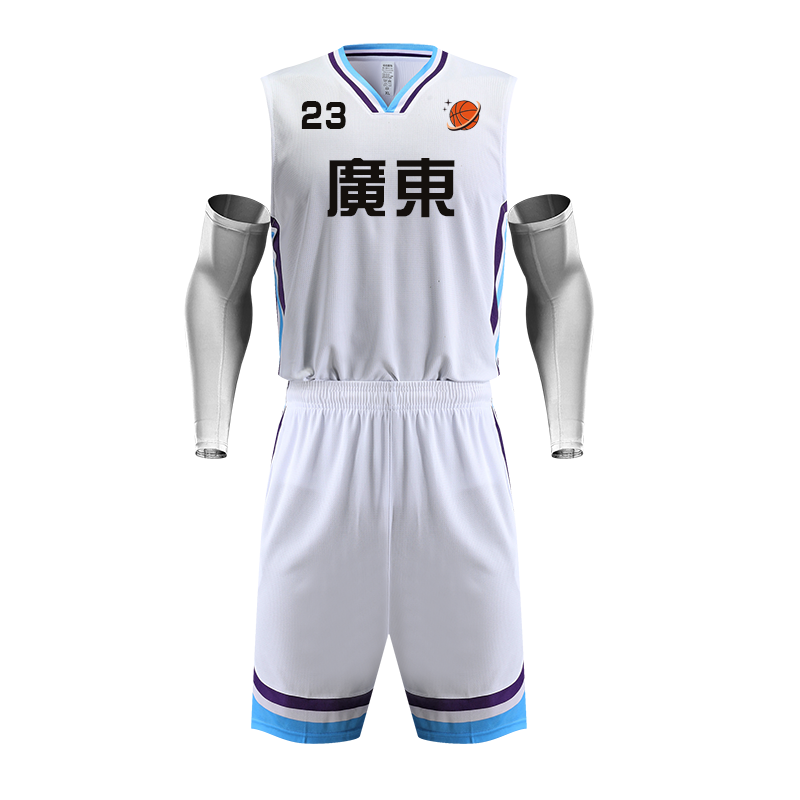 广东队篮球服套装男夏季定制篮球衣学生青少年运动比赛训队服背心