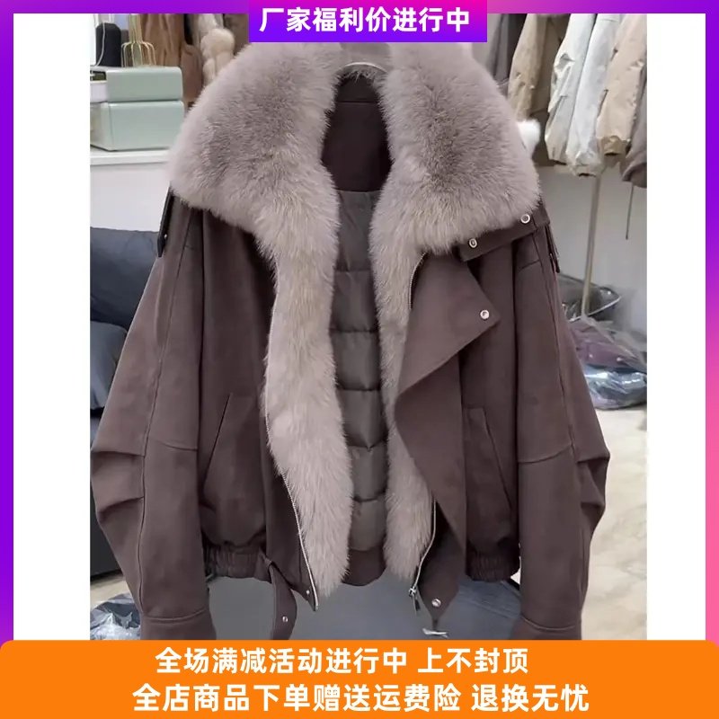 云裳服饰ins大毛领工装派克服棉服女设计感夹克加厚保暖棉衣外套,女装/女士精品,派克服,淘宝优惠券,粉丝福利购,淘宝优惠卷