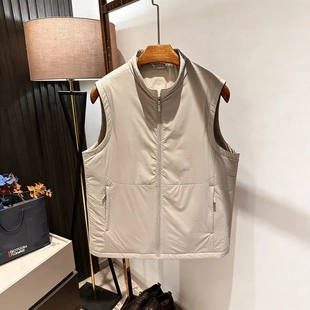 高品质鹅绒纯色立体廓形羽绒马甲 男士 品臻男装 26新款