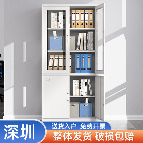 大器械铁皮文件柜带锁多层档案柜财务凭证柜办公室资料柜储物柜子