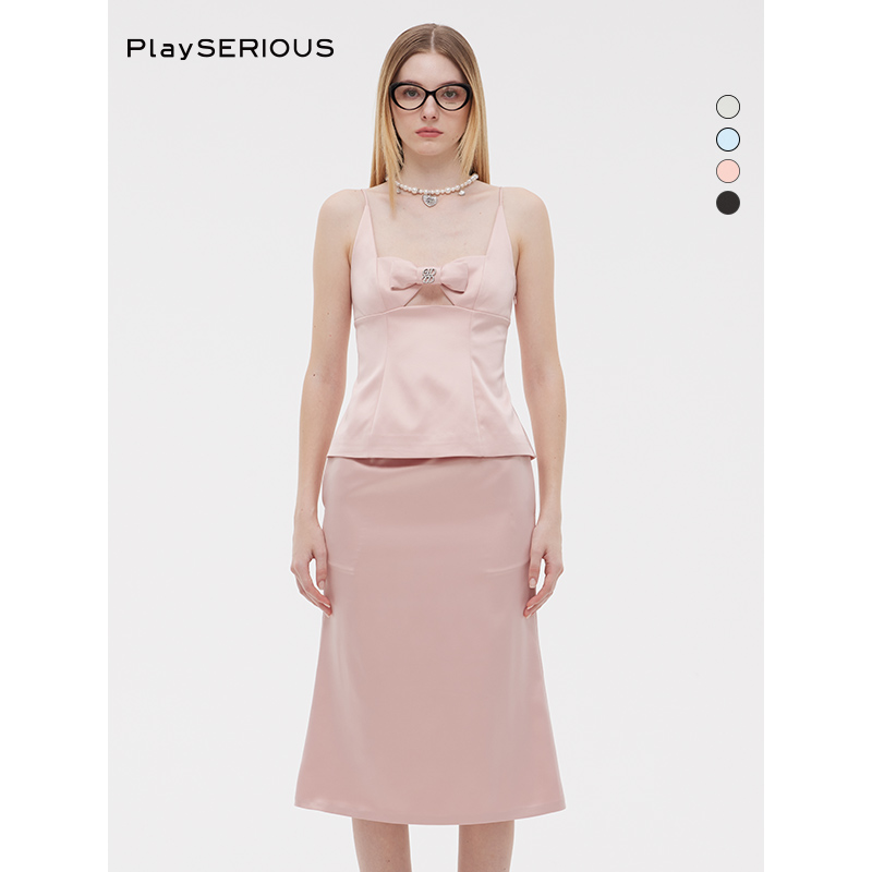 ODTD满钻logo蝴蝶结流光上衣