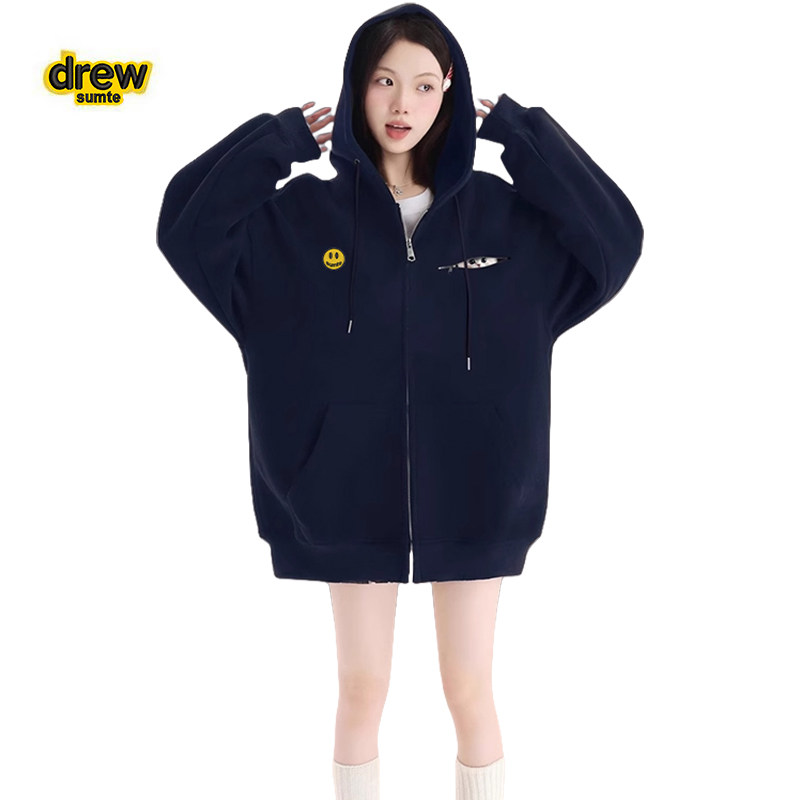 DrewSumt笑脸女士藏青色