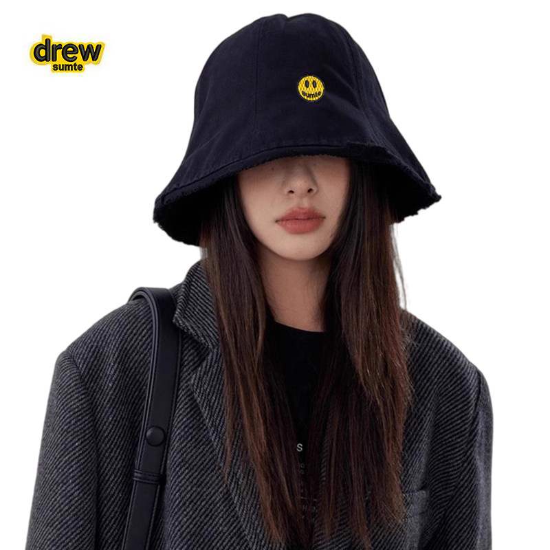 笑脸男女大檐渔夫帽显脸小